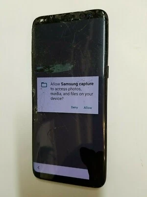 Teléfono inteligente Verizon Samsung Galaxy S8 SM-G950U negro desbloqueado G950U teléfono celular Foto 1 de 4