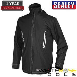 Sealey Heated Rain Jacket 5V - Medium Water-Resistant Workwear - Picture 1 of 3