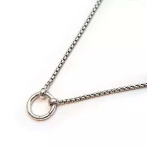 Nuova collana DAVID YURMAN donna 1,75 mm scatola argento catena amuleto veicolo 36" - Foto 1 di 6