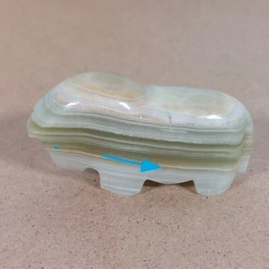 Zuni Horse Fetish Onyx Turquoise Heartline By Abby Quam Clayton Panteah Figure - Picture 1 of 7
