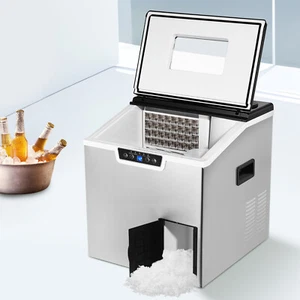 Máquina para hacer hielo 66-88lbslbs/24h máquina de hielo bajo encimera de acero inoxidable NUEVA - Imagen 1 de 23