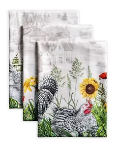 Dish Cloth 100% Cotton Easter Kitchen Towel Absorbent Multi-Purpose for Home ... - Picture 1 of 9