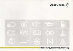 1 Manuale Uso e Manutenzione OPEL CORSA Manuale Edizione 1990 - Foto 1 di 1