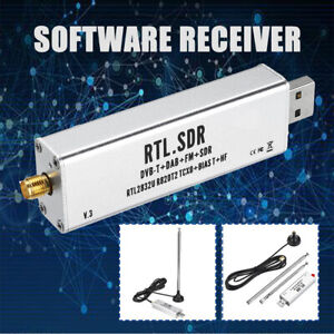 SDR Receiver RTL2832U R820T2 100kHz-1.7GHz Software Defined Radio Receiver