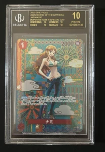 BGS10 ETIQUETA NEGRA 2023 UNA PIEZA #OP01016 NAMI R ARTE ESPECIAL JAPONÉS - Imagen 1 de 2