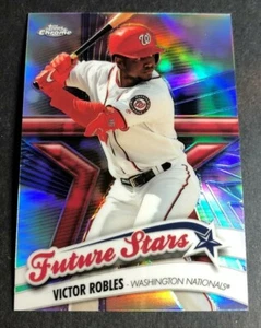 2020 Topps Chrome FUTURE STARS Refractor VICTOR ROBLES Nationals #FS-7 - Picture 1 of 1