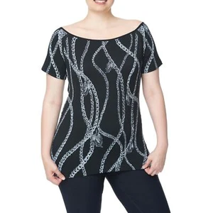 Under Control Women's Plus Seamless Active Off the Shoulder Knit Top, Size 3X - Picture 1 of 3