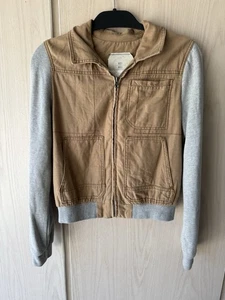 Anthropologie Hei Hei Excursion Collared Bomber Coat Utility Jacket Size S - Picture 1 of 6