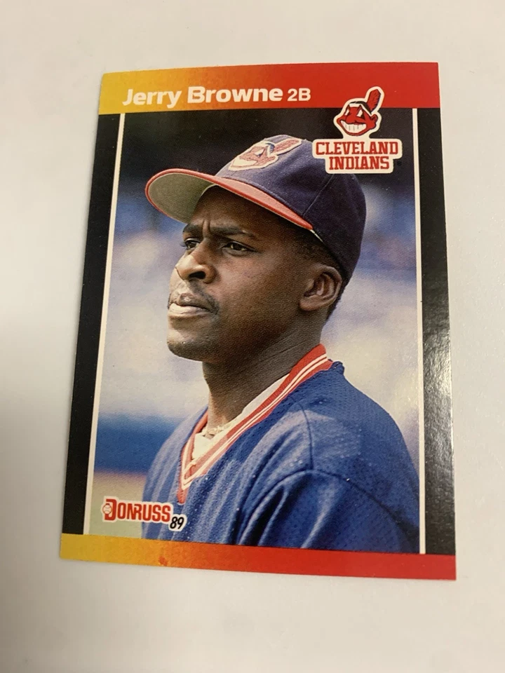 1989 Donruss Traded Jerry Brown Cleveland Indians  - Image 1 of 1