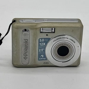 Polaroid i533 Digital 5MP 12x Zoom 2.5" LCD Point & Shoot Camera PARTS/REPAIR - Picture 1 of 7