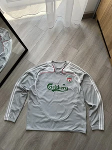 Vintage Soccer Football Sweatshirt Adidas FC Liverpool Train - Picture 1 of 9