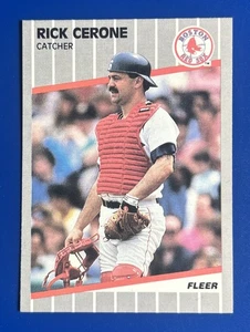 Fleer Baseball 1989 Rick Cerone Boston Red Sox #84 - Imagen 1 de 2