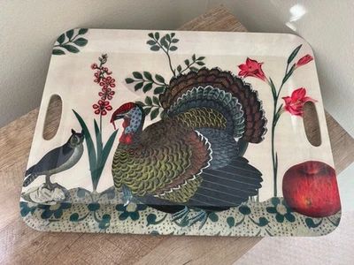 John Derian For Target Turkey Serving Tray Thanksgiving Fall Melamine Platter - Image 1 of 4