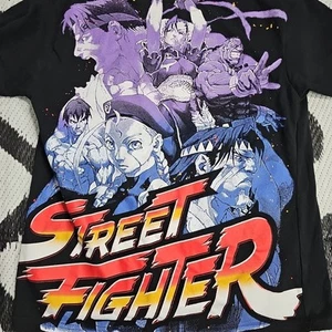Street Fighter Anime Video Game Graphic T shirt Youth Large Adult Small AOP - Picture 1 of 6