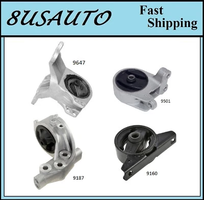 4 piezas montaje de motor y transmisión apto para Dodge Stratus 2001-2005 3,0 L - transmisión manual Foto 1 de 4