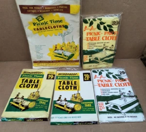 Lot of Vintage Picnic Time Breez-Proof Table Cloth - Picture 1 of 7