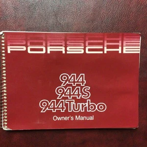 Porsche 944 944S 1988 turbo original libro manual del propietario - Imagen 1 de 5
