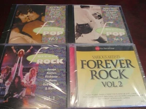 FOREVER ROCK & POP SERIES 4 CDS 40 TRACKS ELO BS&T BOSTON MONEY MEAT LOAF & MORE - Picture 1 of 1