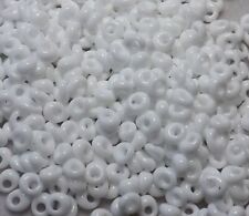 TOHO 4mm Magatama  Japanese Seed beads ~ 250 Grams  Drop beads - Opaque White