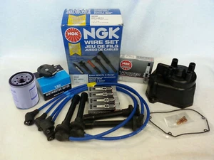 Fits 1998-2002 Honda Accord LX EX 2.3L 4cyl Tune Up Kit (NGK V-Power) - Picture 1 of 4