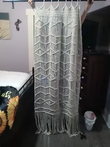 macrame door curtain tapestry - Picture 1 of 3