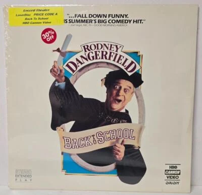 BACK TO SCHOOL RODNEY DANGERFIELD COMEDY LASERDISC LASER DISC NEW SEALED - Image 1 of 2