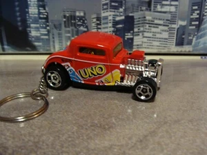 Hot Wheels Uno '32 Ford 3 Window Uno / portachiavi HW Hot 🏆 - Foto 1 di 7