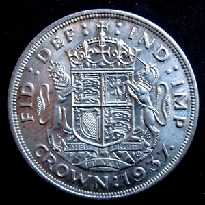 GREAT BRITAIN - CROWN 1937 UNC KM# 837 - Picture 1 of 2