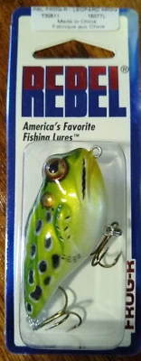 REBEL - T305-11 - FROG-R - 5/16 УНЦИЙ - 2 3/8' - ЛЕОПАРД ЛЯГУШКА - Изображение 1 из 4