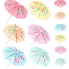 80 Pcs Bar-Picks Wassermelonen-Papier-Regenschirm-Schild Einweg