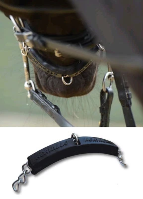 Acavallo Gel Bordstein Kettenschutz ultraweiche flexible Abdeckung kein Einklemmen schwarz/braun