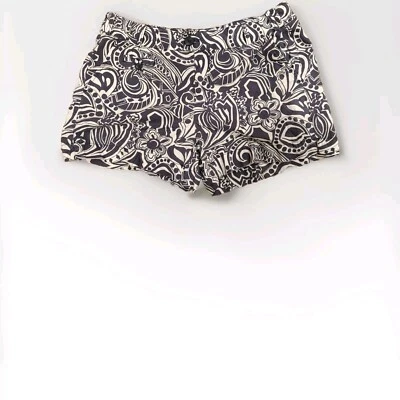 Pantalones Cortos Chinos Banana Republic Martin Fit Para Mujer Talla 10 Patrón Floral Azul (B5) Foto 1 de 4