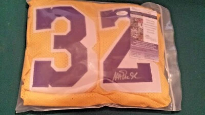 MAGIC JOHNSON (HOF) LA LAKERS AUTOGRAPHED JERSEY JSA AUTHENTICATION - Image 1 of 2
