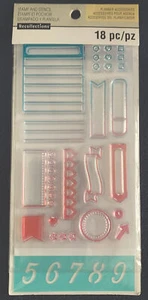 🌷 Tracker Creative Year Planner Clear Stamp & Stencil Set 50184 NEW - Picture 1 of 4