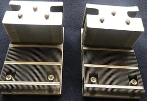 x2 Each = Dell PowerEdge R720 CPU Cooling Server Heatsink DP/N OYY2R8 - Picture 1 of 6