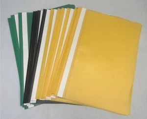 16 X PRESENTATION FOLDERS A4 2 PRONG MIXED COLOURS - Picture 1 of 2