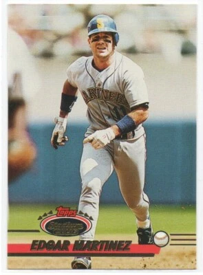 Edgar Martinez 1993 Stadium Club #331  Seattle Mariners  Hall of Fame  #2 - Image 1 of 2