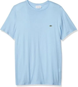 OFERTA CALIENTE ~ Auténticas camisetas de algodón Pima de manga corta cuello redondo de Lacoste para hombre - Imagen 1 de 25