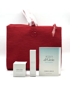 Giorgio Armani Red Beauty Cosmetic Clutch - BrandNew Everything Included - Picture 1 of 13