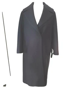 Wollmatel Mantel Maison Lener Paris, dunkelblau Gr.36- M NEU - Bild 1 von 14