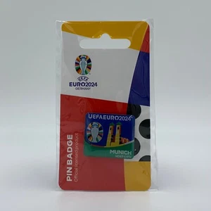 Pin Badge UEFA EURO 2024 Host City München Munich Offiziell EM 2024 - Bild 1 von 1
