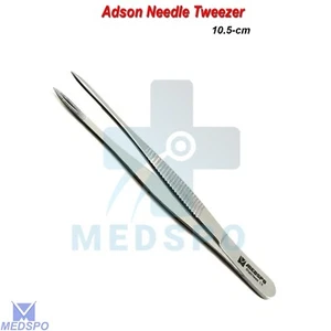 Adson Needle Tweezers Dressing Forceps Surgical Medical Dentistry Instruments - Picture 1 of 5