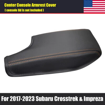 Cubierta reposabrazos tapa consola central para Subaru Crosstrek&Impreza 2017-2023 naranja Foto 1 de 4