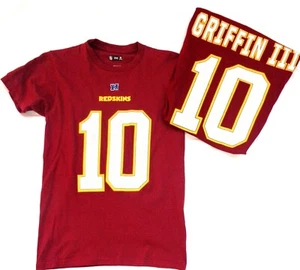 Washington Redskins Robert Griffin III Short Sleeve Shirt Burgundy *Imperfect* - Picture 1 of 4