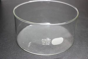 Plato cristalizador 1 pieza PYREX 150x75 mm 3140-150 Corning NUEVO - Imagen 1 de 3