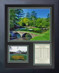 11x14 GERAHMTER AUGUSTA NATIONAL GOLF CLUB COURSE BOBBY JONES EST.1933 8X10 FOTO - Bild 1 von 1
