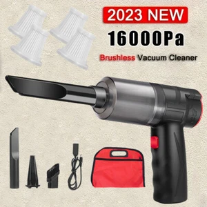 Car Vacuum Cleaner 12V Cordless Handheld Vac Air Duster Wet/Dry for Home/Car Use - Picture 1 of 13