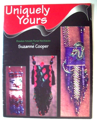 Uniquely Yours 24 beaded amulet purse necklace patterns beading instruction - Image 1 of 4