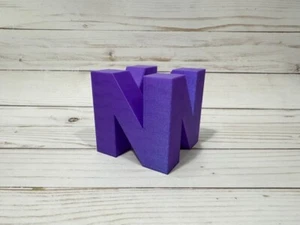 N64 Logo Dekoration 3D bedruckt Nintendo 64 Logo Regal Display Ornament - Bild 1 von 9
