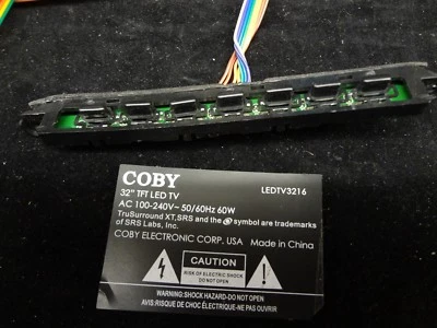 Placa de botones de control COBY LEDTV3216 Foto 1 de 4
